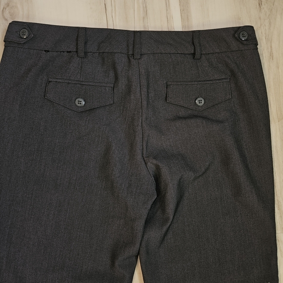 Juniors Size 7 High Waist Stretch Leggings Charcoal Boot Cut Pants - Picture 8 of 10